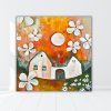 Dům kde bydlíl láska léto 60x60 feng shui obrazy druzstvo tvorime srdcem feng shui darky obrazy (103)