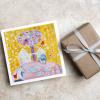 Veselé Vánoce tvorime srdcem irena kovarova feng shui obraz obrazek 21x21cm (2)