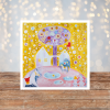 Veselé Vánoce tvorime srdcem irena kovarova feng shui obraz obrazek 21x21cm