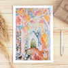 Seminko tvorime srdcem irena kovarova feng shui obraz obrazek 21x29,7 cm