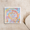 Poselstvi rodovych statku tvorime srdcem irena kovarova feng shui obraz obrazek 21x21cm
