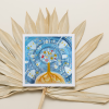 Pani Zima vypravi tvorime srdcem irena kovarova feng shui obraz obrazek 21x21cm (12)