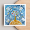 Pani Zima vypravi tvorime srdcem irena kovarova feng shui obraz obrazek 21x21cm (7)