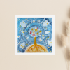 Pani Zima vypravi tvorime srdcem irena kovarova feng shui obraz obrazek 21x21cm (10)