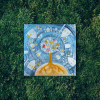 Pani Zima vypravi Platno na vnitrnim ramu tvorime srdcem irena kovarova feng shui obraz platno 40x40cm