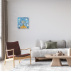 Pani Zima vypravi Platno na vnitrnim ramu tvorime srdcem irena kovarova feng shui obraz platno 40x40cm (5)