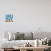 Pani Zima vypravi Platno na vnitrnim ramu tvorime srdcem irena kovarova feng shui obraz platno 40x40cm (10)