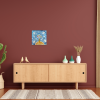 Pani Zima vypravi Platno na vnitrnim ramu tvorime srdcem irena kovarova feng shui obraz platno 40x40cm (11)