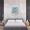 Pani Zima vypravi Platno na vnitrnim ramu tvorime srdcem irena kovarova feng shui obraz platno 60x60cm (13)