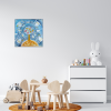 Pani Zima vypravi Platno na vnitrnim ramu tvorime srdcem irena kovarova feng shui obraz platno 60x60cm (14)
