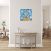 Pani Zima vypravi Platno na vnitrnim ramu tvorime srdcem irena kovarova feng shui obraz platno 60x60cm (5)