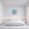 Pani Zima vypravi Platno na vnitrnim ramu tvorime srdcem irena kovarova feng shui obraz platno 60x60cm (9)