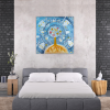 Pani Zima vypravi Platno na vnitrnim ramu tvorime srdcem irena kovarova feng shui obraz platno 90x90cm (13)