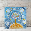 Pani Zima vypravi Platno na vnitrnim ramu tvorime srdcem irena kovarova feng shui obraz platno 90x90cm