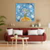 Pani Zima vypravi Platno na vnitrnim ramu tvorime srdcem irena kovarova feng shui obraz platno 90x90cm (5)
