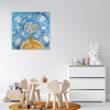 Pani Zima vypravi Platno na vnitrnim ramu tvorime srdcem irena kovarova feng shui obraz platno 90x90cm (6)