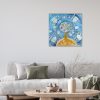 Pani Zima vypravi Platno na vnitrnim ramu tvorime srdcem irena kovarova feng shui obraz platno 90x90cm (7)