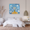 Pani Zima vypravi Platno na vnitrnim ramu tvorime srdcem irena kovarova feng shui obraz platno 90x90cm (10)