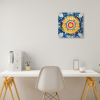 Velesova noc Platno na vnitrnim ramu tvorime srdcem irena kovarova feng shui obraz platno 40x40cm (9)