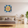 Velesova noc Platno na vnitrnim ramu tvorime srdcem irena kovarova feng shui obraz platno 80x80cm (6)
