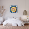 Velesova noc Platno na vnitrnim ramu tvorime srdcem irena kovarova feng shui obraz platno 80x80cm (8)