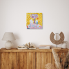 Vesele Vanoce Platno na vnitrnim ramu tvorime srdcem irena kovarova feng shui obraz platno 40x40cm (14)