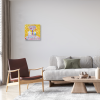 Vesele Vanoce Platno na vnitrnim ramu tvorime srdcem irena kovarova feng shui obraz platno 40x40cm (5)