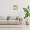 Vesele Vanoce Platno na vnitrnim ramu tvorime srdcem irena kovarova feng shui obraz platno 40x40cm (6)