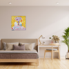 Vesele Vanoce Platno na vnitrnim ramu tvorime srdcem irena kovarova feng shui obraz platno 60x60cm (12)