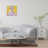 Vesele Vanoce Platno na vnitrnim ramu tvorime srdcem irena kovarova feng shui obraz platno 60x60cm (15)
