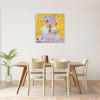 Vesele Vanoce Platno na vnitrnim ramu tvorime srdcem irena kovarova feng shui obraz platno 60x60cm (4)