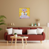 Vesele Vanoce Platno na vnitrnim ramu tvorime srdcem irena kovarova feng shui obraz platno 60x60cm (7)