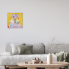 Vesele Vanoce Platno na vnitrnim ramu tvorime srdcem irena kovarova feng shui obraz platno 60x60cm (8)