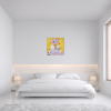 Vesele Vanoce Platno na vnitrnim ramu tvorime srdcem irena kovarova feng shui obraz platno 60x60cm (9)
