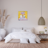 Vesele Vanoce Platno na vnitrnim ramu tvorime srdcem irena kovarova feng shui obraz platno 60x60cm (10)